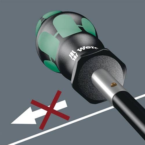 WERA Schlauchklemmenschraubendreher SW 7mm Schaft-L.167mm a6-KT./ Kraftform WERA