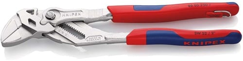 KNIPEX Zangenschlüssel L.250mm Spann-W.52mm verchr.Mehrkomp.-Hülle m.Öse KNIPEX
