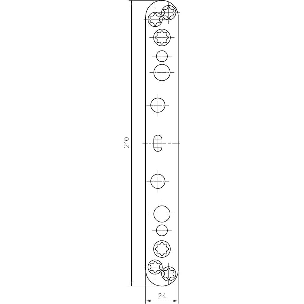 SIMONSWERK Abdeckplatte für Aufnahmeelement VARIANT® VX 2580 N, vernickelt/F2