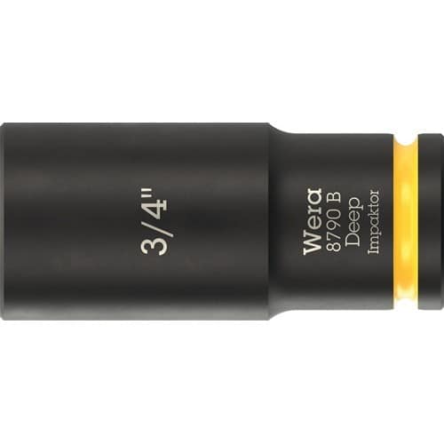 WERA Steckschlüsseleinsatz 8790 B Impaktor Deep 3/8 Zoll 3/4 Zoll L.63mm WERA