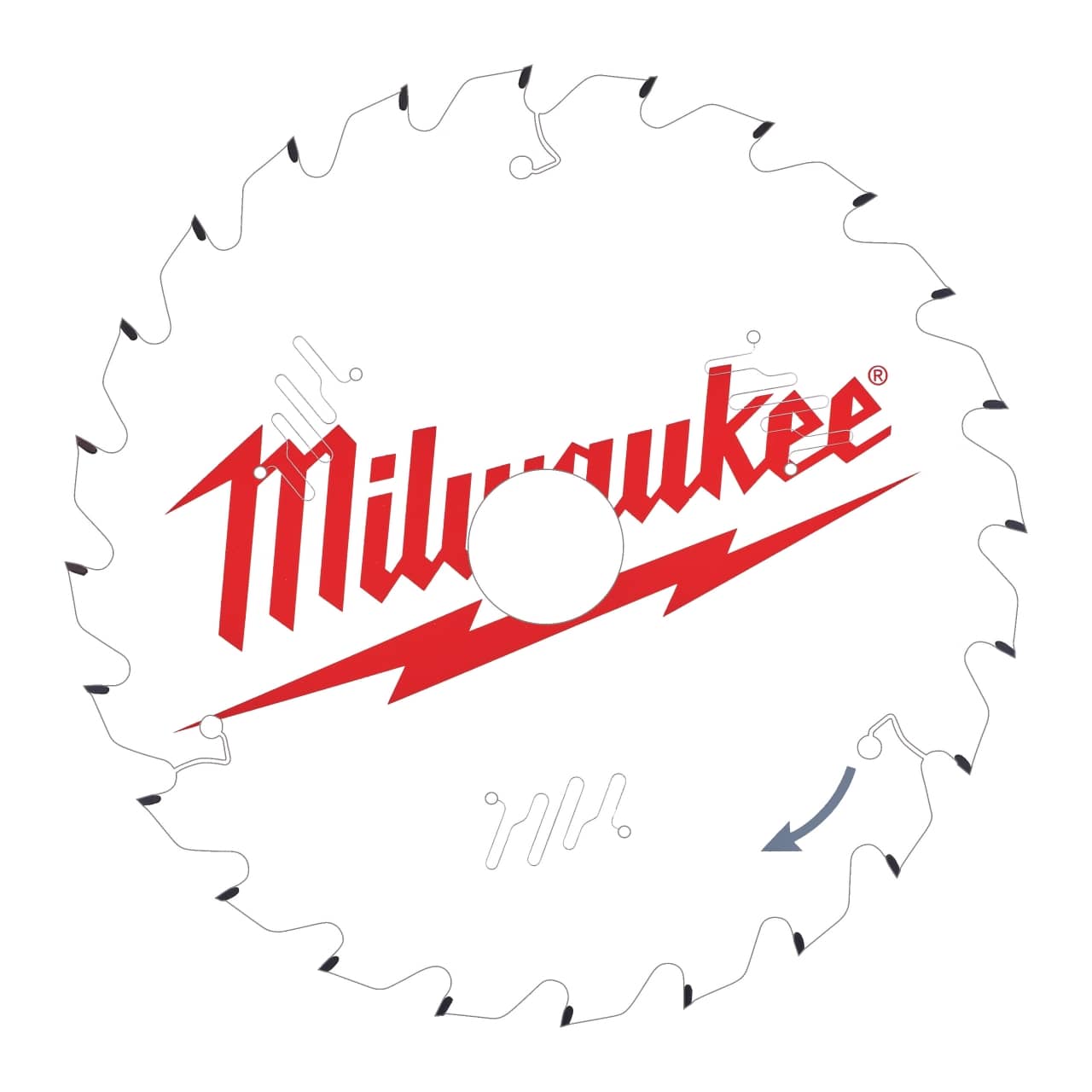 MILWAUKEE 210/30 mm Z24 Kreissägeblatt Holz für Akku-Tischkreissägen