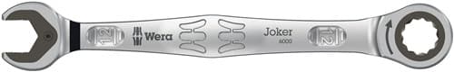 WERA Maulringratschenschlüssel Joker SW12mm L.170,7mm CV-Molybdän nickel-chrom-besch.