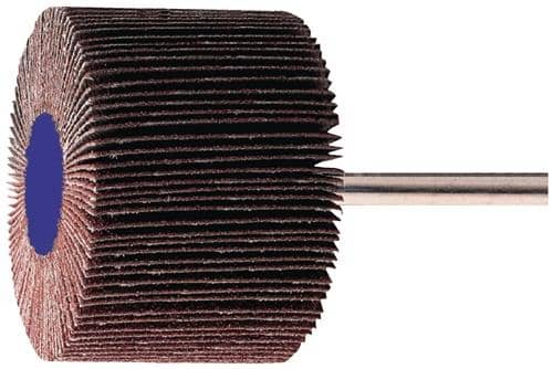 TECWERK Fächerschleifer Ø30xH10mm K.60 Korund Schaft-D.6mm TECWERK
