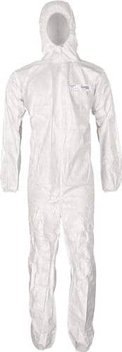 COVERFLASH Schutzoverall CoverFlash® CFS5 Gr.XL weiß PSA III COVERFLASH