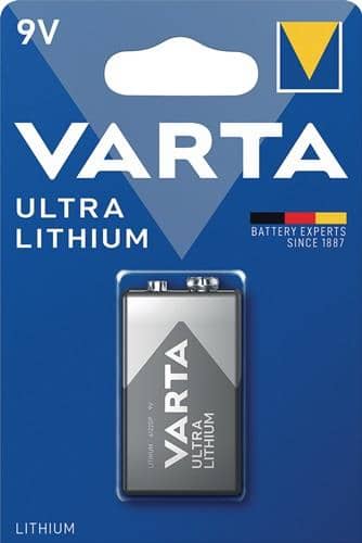 VARTA Batterie ULTRA Lithium 9 V 6LP3146 1150 mAh 6122 1 St./Bl.VARTA