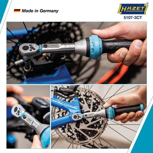 HAZET Drehmomentschlüssel 5107-3 CT 1/4 Zoll 1-9 Nm HAZET