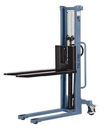 TECWERK Hochhubstapler Trgf.1000kg Gabel-L.1150mm Einfachmast Hubh.1600mm handhydr.TW
