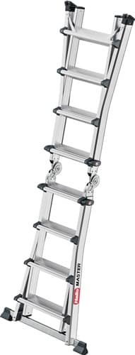 HAILO Vielzweckleiter Master M100 Alu.Sprossen 4x4 gekl.H270xB580xT270mm HAILO