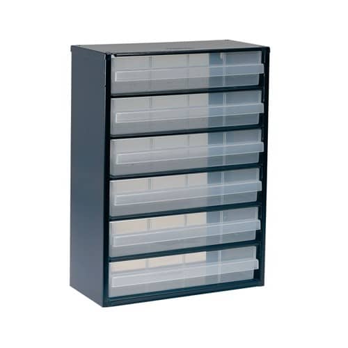 RAACO Kleinteilemagazin Stahlmagazin 906-03 B.306xT.150xH.417mm 6 Schubl. RAACO