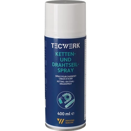 TECWERK Ketten-/Drahtseilspray gelblich 400ml Spraydose TECWERK