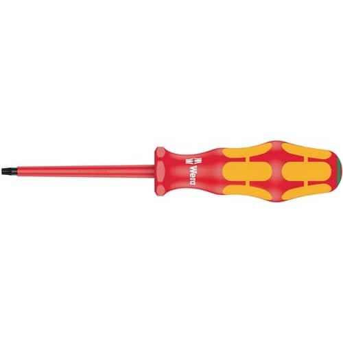 WERA Schraubendreher 167 i Gr.T 15 Klingen-L.80mm VDE isol.WERA