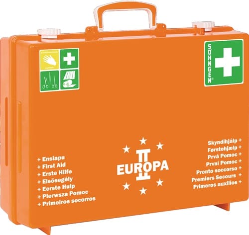 SÖHNGEN Erste Hilfe Koffer EUROPA II B400xH300xT150ca.mm orange SÖHNGEN