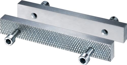 Schraubstockbacke HEUER Front glatt/geriffelt HEUER