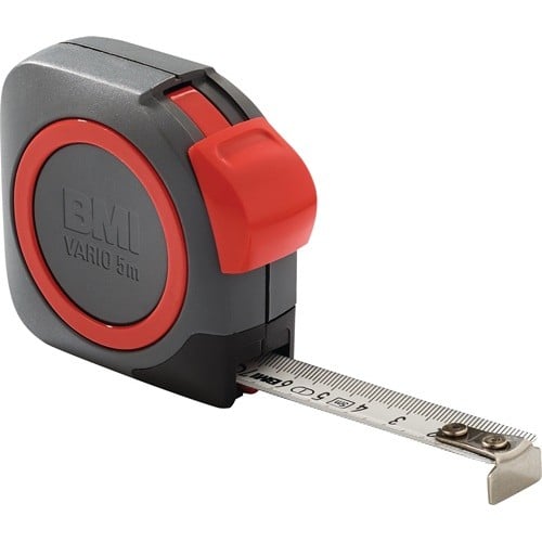 BMI Taschenrollbandmaß VARIO L.3m B.13mm mm/mm EG I (± 0,5 mm/m) Ku.Festst.BMI