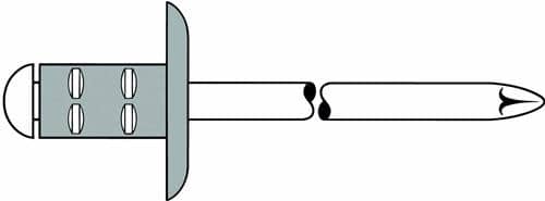 GESIPA Blindniet PolyGrip® Nietschaft dxl 4,8x10mm K16 Alu./STA 250 St.GESIPA