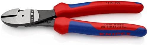 KNIPEX Kraftseitenschneider L.200mm pol.Form 0 Comfort-Griff KNIPEX