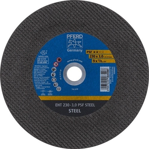 PFERD TOOLS Trennscheibe PSF STEEL D230x3mm ger.STA Bohr.22,23mm PFERD