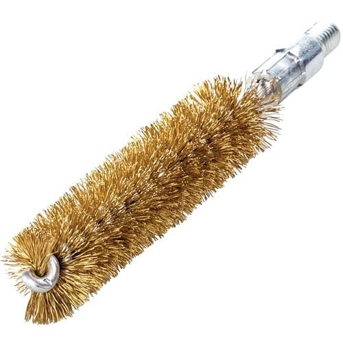 LESSMANN Rohrbürste L.115mm D.14mm Messingdraht gewellt Besatz-L.80mm LESSMANN
