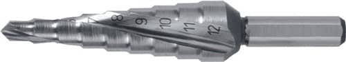 RUKO Stufenbohrer Bohrber.4-20mm HSS-Co5 Spiralnut Z.2 Stufen 9 RUKO