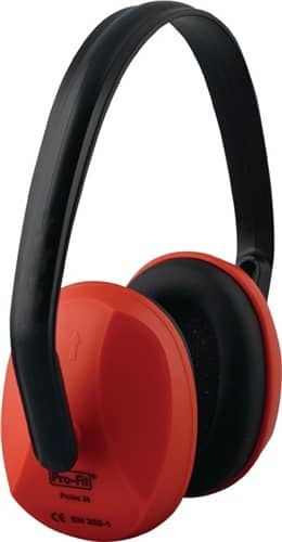PRO FIT Kapselgehörschutz Protec 24 EN 352-1 SNR 24 dB verstellb.Kunststoffbügel PRO FIT
