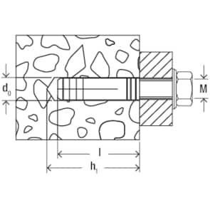 FISCHER Messingdübel MS