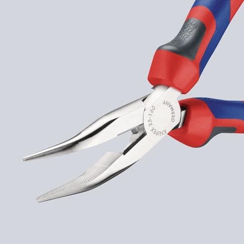 KNIPEX Flachrundzange L.160mm flachrund 40Grad gew.Comfort-Griff KNIPEX