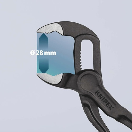 KNIPEX Wasserpumpenzange Cobra® XS L.100mm Spann-W.24mm KNIPEX