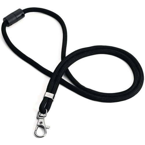 DURABLE Cliphalter JoJo rundgewebt m.Karab.Band-L.460mm schwarz DURABLE