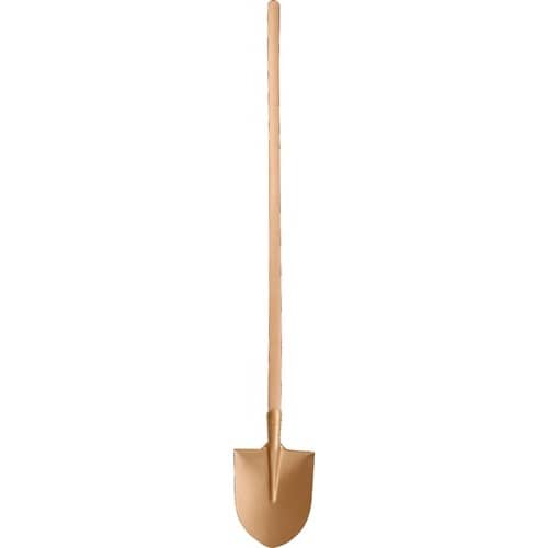 ENDRES TOOLS Frankfurter Schaufel 240x300mm m.ger.Stiel funkenfrei ENDRES TOOLS