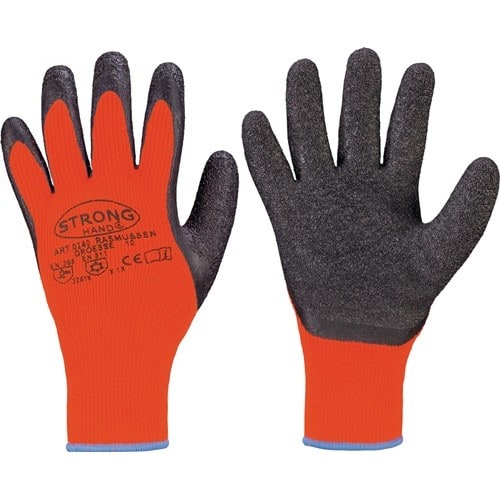 STRONGHAND Kälteschutzhandschuhe Rasmussen Gr.11 orange/schwarz EN 388,EN 511 PSA II