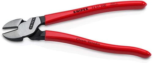 KNIPEX Kraftseitenschneider L.200mm Form 2 Ku.-Überzug KNIPEX