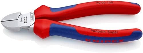 KNIPEX Seitenschneider L.160mm Kopf verchr.Comfort-Griff KNIPEX