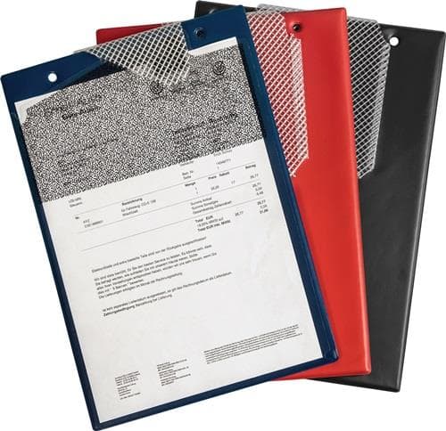 EICHNER Auftragstasche m.Klettverschluss,Kordel u.2 Fächer DIN A4 rot VE=10 St.EICHNER
