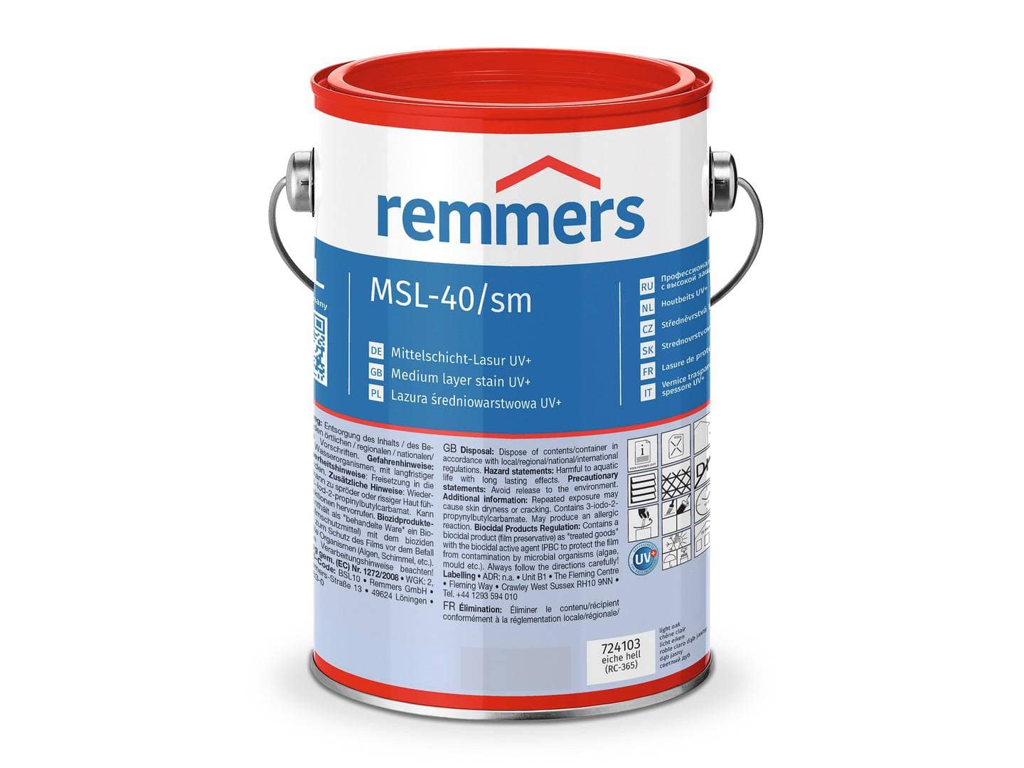 REMMERS MSL-40/sm-Mittelschicht-Lasur UV+
