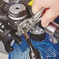 KNIPEX Zangenschlüssel L.125mm Spann-W.23mm verchr.Ku.-Überzug KNIPEX