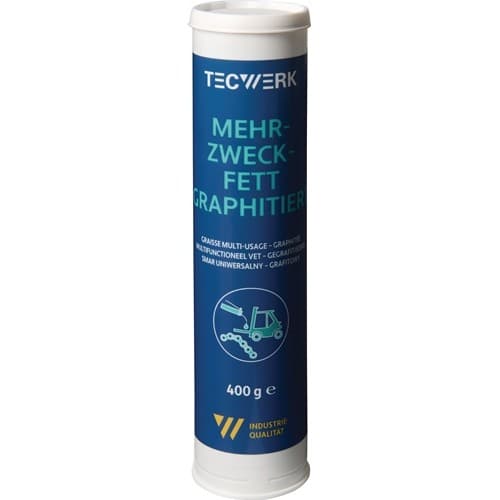 TECWERK Mehrzweckfett graphitiert 400g schwarz Kartusche TECWERK