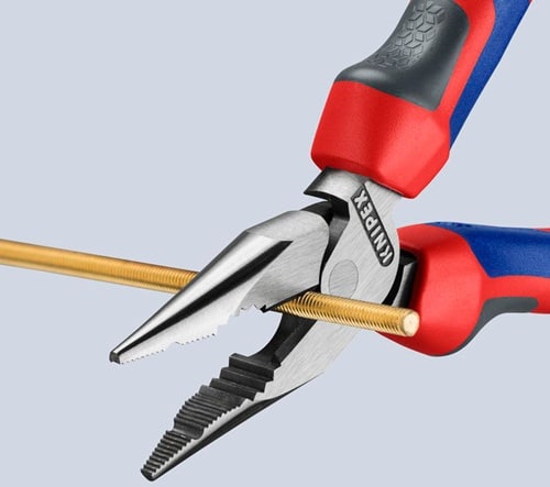 KNIPEX Spitzkombizange L.145mm pol.Comfort-Griff schwarz atram.KNIPEX