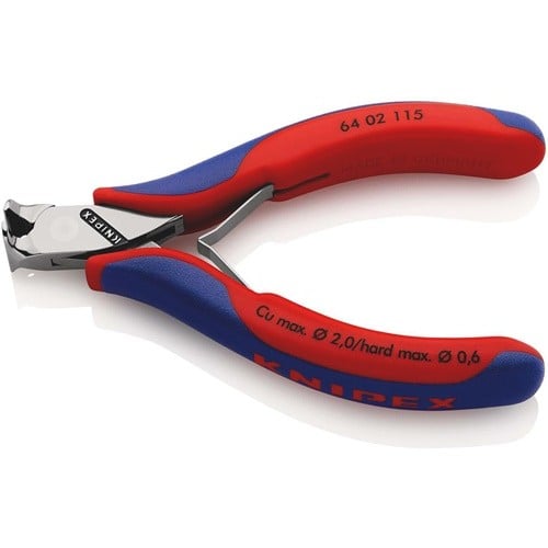 KNIPEX Elektronikvornschn.L.115mm Form 0 Facette ja spiegelpol.Mehrkomp.-Hüllen KNIPEX