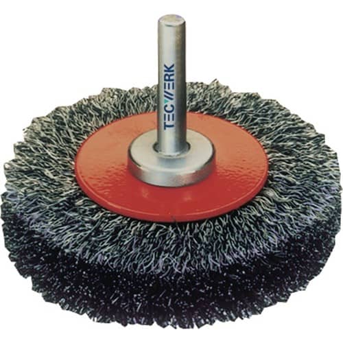 TECWERK Rundbürste D.70mm Drahtstärke 0,3mm STA 18mm 15000min-¹ TECWERK