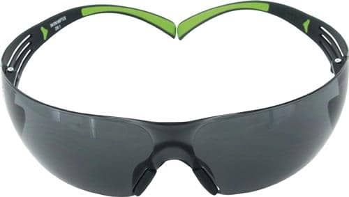 3M Schutzbrille SecureFit™ 400 EN166,EN170,EN172 Bügel schwarz grün,Scheibe grau