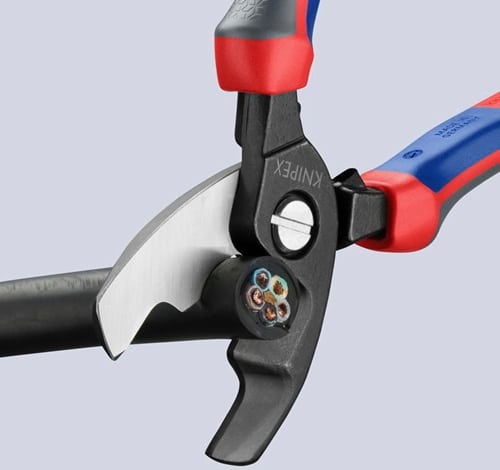 KNIPEX Kabelschere L.200mm Comfort-Griff KNIPEX