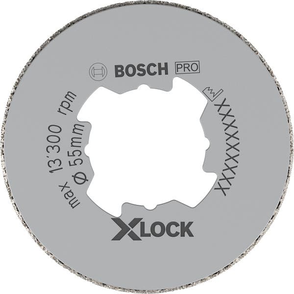 BOSCH Diamanttrockenbohrer X-LOCK Best for Ceramic Dry Speed, 55 x 35 mm