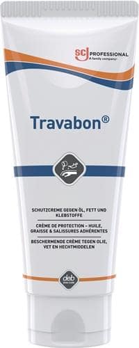 SC JOHNSON PROFESSIONAL Hautschutzsalbe Travabon® 100ml silikonfrei,parfümiert Tube