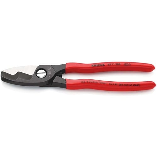 KNIPEX Kabelschere L.200mm Ku.-Überzug KNIPEX