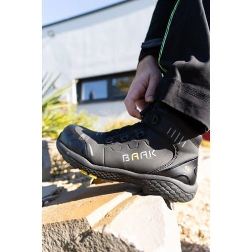 BAAK Sicherheitsstiefel Alexander Gr.45 W.11 schwarz/gelb S3S FO HRO LG SC SR ESD
