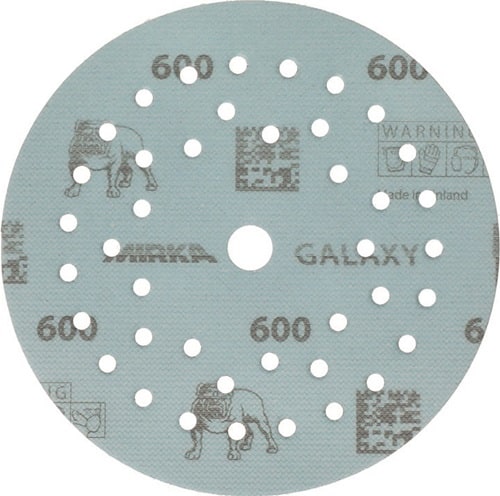 MIRKA Haftschleifscheibe GALAXY Grip Multifit 125mm K.600 f.HO/Metall/Lack/Ku.