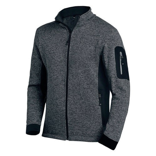 FHB Strick-Fleecejacke CHRISTOPH Gr.XXXL anthrazit/schwarz FHB