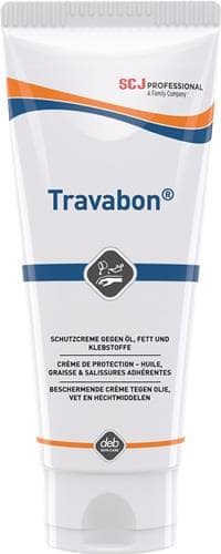SC JOHNSON PROFESSIONAL Hautschutzsalbe Travabon® 100ml silikonfrei,parfümiert Tube