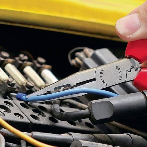 KNIPEX Verdrahtungszange L.160mm 0,5-0,75/1,5/2,5mm² pol.Comfort-Griff KNIPEX