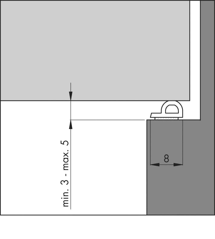 ELLEN Dichtungsband Ellenflex P selbstkl. EPDM Spaltmaß 3-5mm